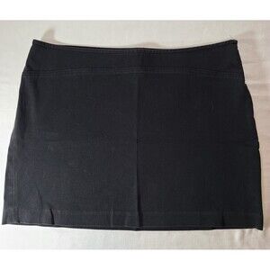 Express Stretch Black Y2K Mini Skirt Size 5/6 Vintage 2000s Clubwear Taiwan